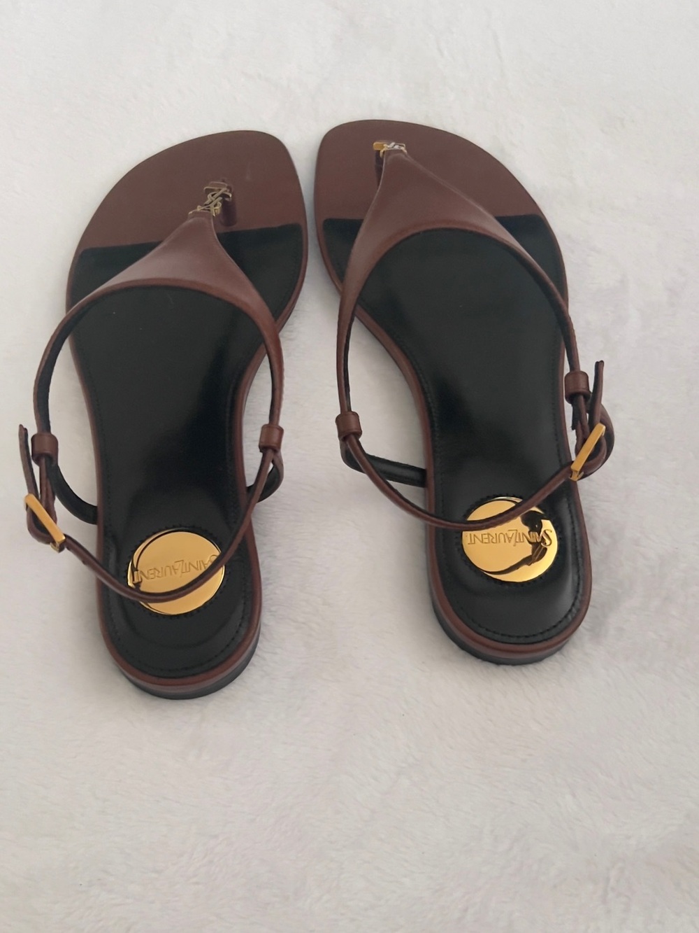Rare and authentic YSL brown sandals🤎 - Picture 4 of 4